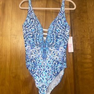 Lilly Pulitzer NWT one piece swim jaspen